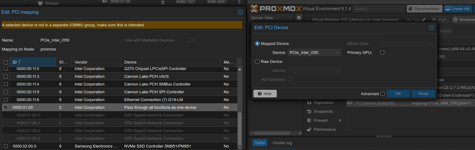 Proxmox Intel i350-IOMMU